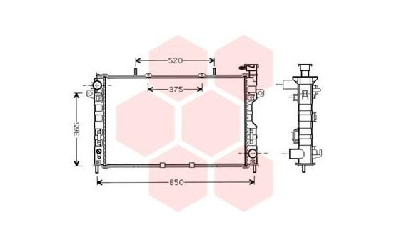 RADIADOR VOYAGER 3.3i AT 05to '07 07002117 International Radiators, Imagen 2