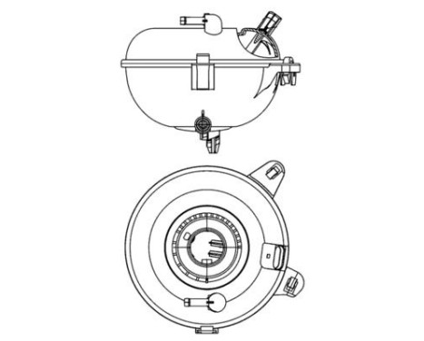 Tanque de expansión, refrigerante