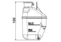 Tanque de expansión, refrigerante