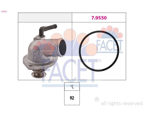 Termostato, refrigerante 7.8157 Facet