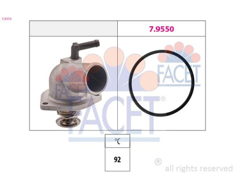 Termostato, refrigerante 7.8174 Facet