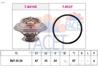 Termostato, refrigerante 7.8410 Facet