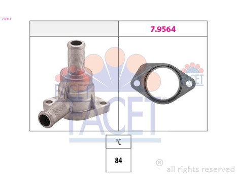 Termostato, refrigerante 7.8311 Facet