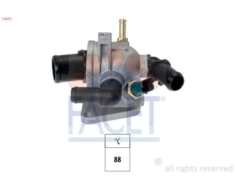 Termostato, refrigerante 7.8673 Facet