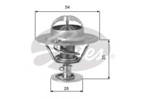 Termostato, refrigerante TH00782G1 Gates