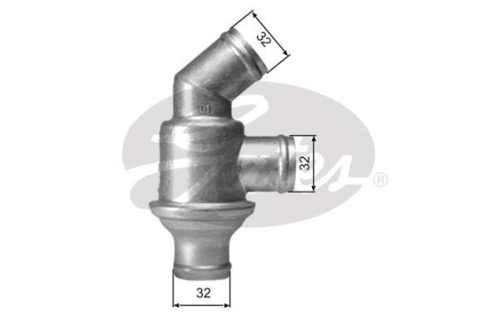 Termostato, refrigerante TH01782 Gates
