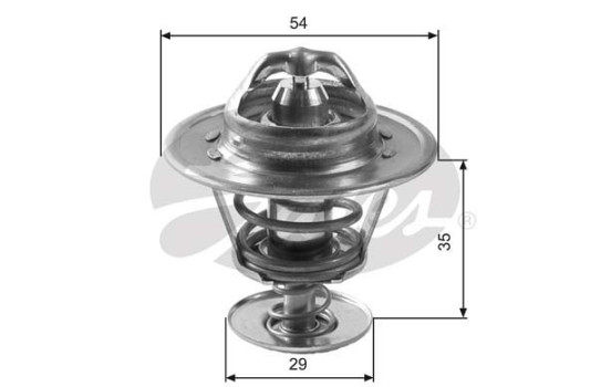 Termostato, refrigerante TH11088G1 Gates
