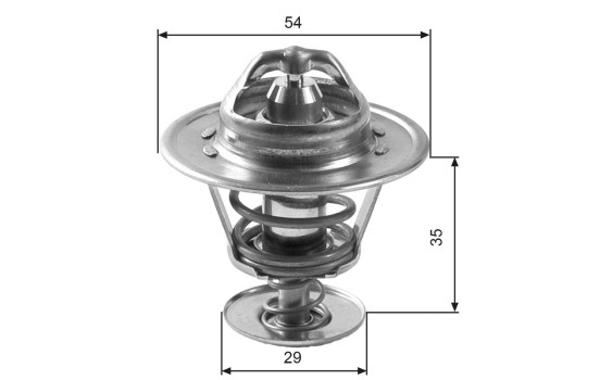 Termostato, refrigerante TH11088G1 Gates, Imagen 2