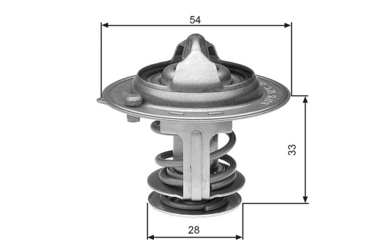 Termostato, refrigerante TH29882G1 Gates, Imagen 2