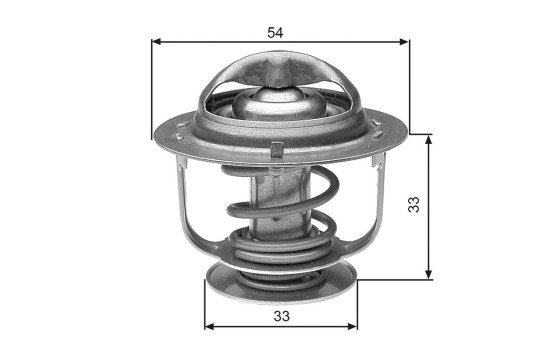 Termostato, refrigerante TH30888G1 Gates, Imagen 2