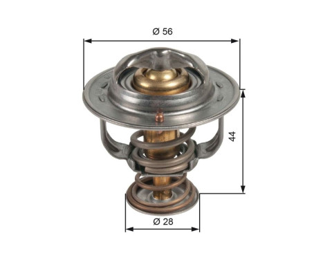 Termostato, refrigerante TH48982G1 Gates