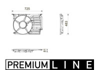 Carcasa del ventilador CFS 31 000P Mahle