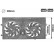 MARCO + DOBLE VENTILADOR T4 Ruido Corto 2x280mm 5874748 International Radiators, Miniatura 2