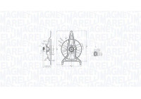 Rueda del ventilador de refrigeración MTC867AX Magneti Marelli