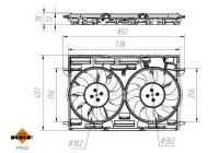Ventilador completo 470122 NRF