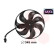 VENTILADOR DE REFRIGERACIÓN 1.0, 1.4, 1.7SDi +AT con AIRE ACONDICIONADO 5825745 International Radiators