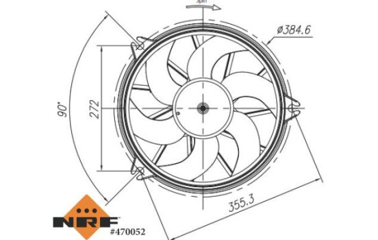 Ventilador de refrigeración 470052 NRF