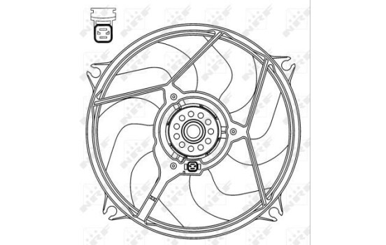 Ventilador de refrigeración 47069 NRF, Imagen 2