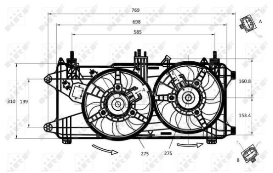 Ventilador de refrigeración 47231 NRF, Imagen 4