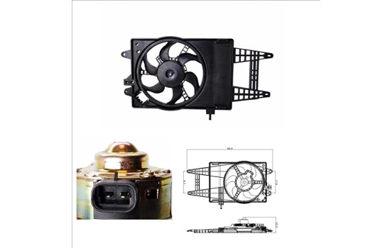 Ventilador de refrigeración 47243 NRF
