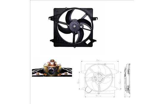 Ventilador de refrigeración 47259 NRF