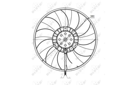 Ventilador de refrigeración 47422 NRF, Imagen 2