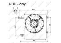 Ventilador de refrigeración 47447 NRF