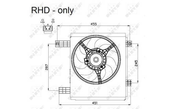 Ventilador de refrigeración 47447 NRF