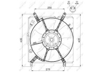 Ventilador de refrigeración 47534 NRF
