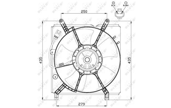Ventilador de refrigeración 47534 NRF