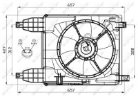 Ventilador de refrigeración 47537 NRF