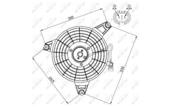 Ventilador de refrigeración 47548 NRF