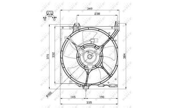 Ventilador de refrigeración 47670 NRF, Imagen 3