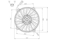 Ventilador de refrigeración 47962 NRF