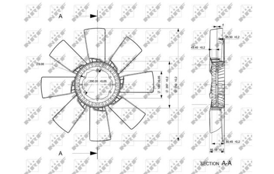 Ventilador de refrigeración 49816 NRF, Imagen 2