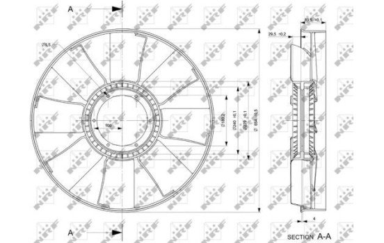 Ventilador de refrigeración 49842 NRF, Imagen 2