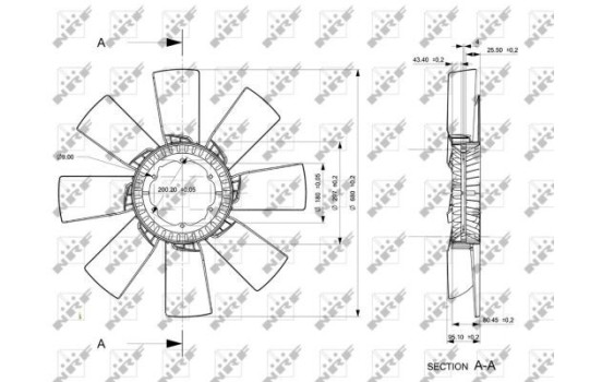 Ventilador de refrigeración 49858 NRF, Imagen 2