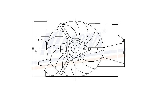 Ventilador de refrigeración 85029 Nissens, Imagen 6