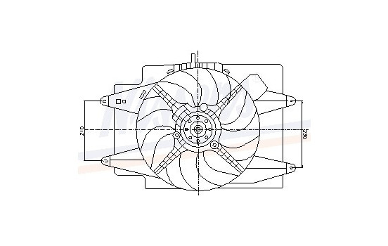 Ventilador de refrigeración 85105 Nissens, Imagen 6