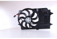 Ventilador de refrigeración 85124 Nissens