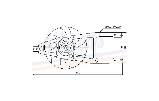 Ventilador de refrigeración 85139 Nissens, Imagen 6