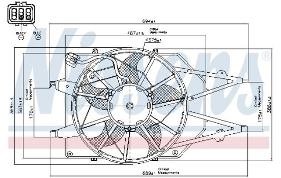 Ventilador de refrigeración 85216 Nissens, Imagen 7