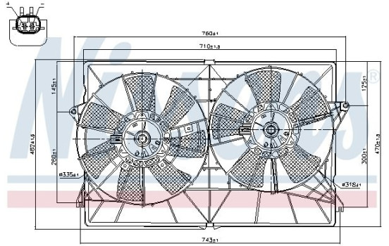 Ventilador de refrigeración 85393 Nissens, Imagen 7