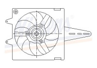 Ventilador de refrigeración 85427 Nissens