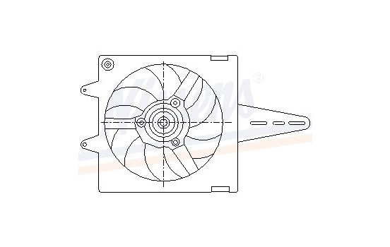 Ventilador de refrigeración 85427 Nissens