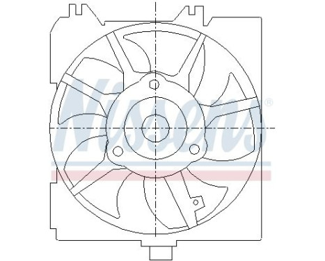 Ventilador de refrigeración 85455 Nissens