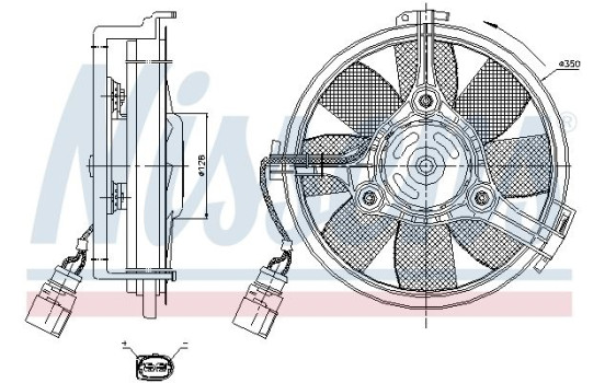 Ventilador de refrigeración 85547 Nissens, Imagen 6