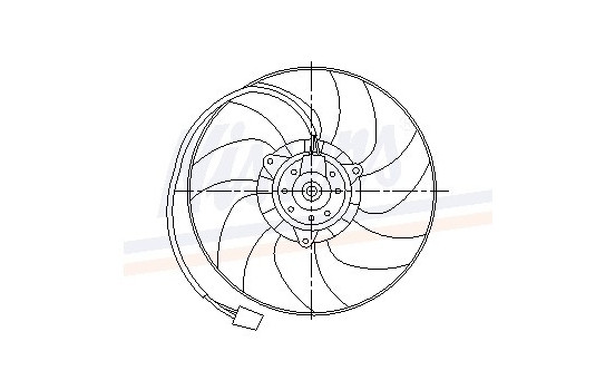 Ventilador de refrigeración 85551 Nissens, Imagen 6