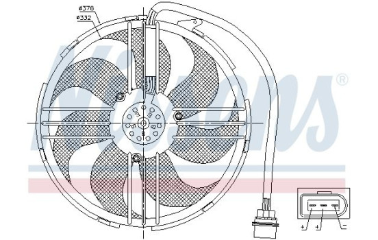 Ventilador de refrigeración 85551 Nissens, Imagen 7