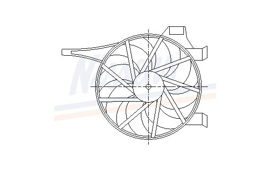 Ventilador de refrigeración 85596 Nissens